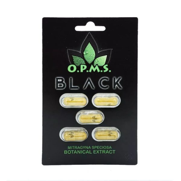 Opms Kratom Capsules Black