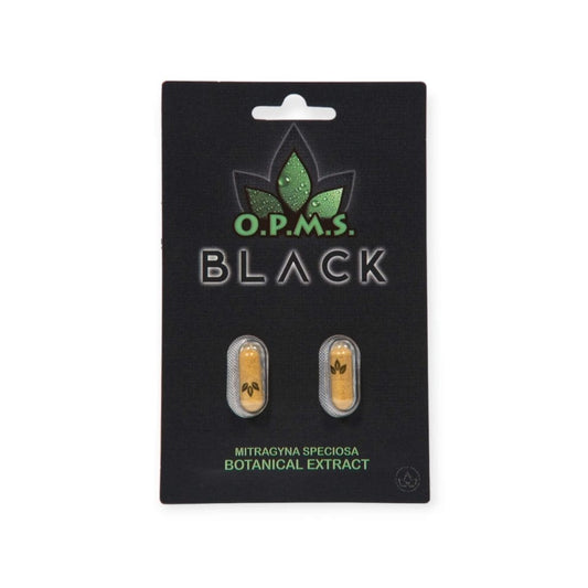 Opms Kratom Capsules Black